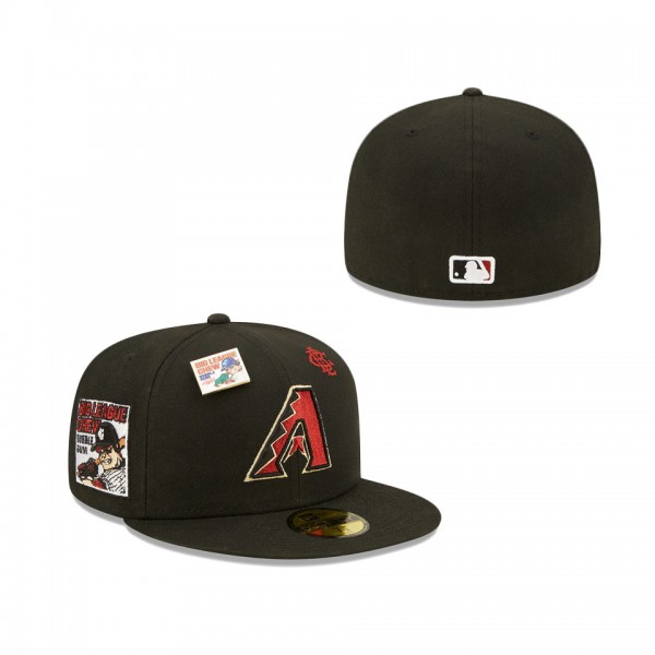 Men's Arizona Diamondbacks New Era Black MLB X Big League Chew 59FIFTY Fitted Hat