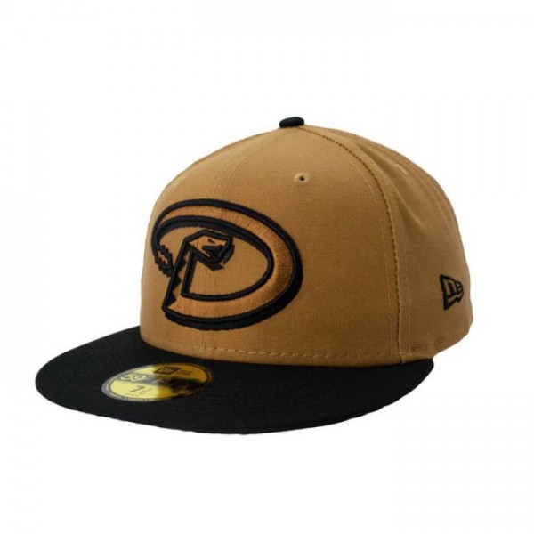 New Era Arizona Diamondbacks Cooperstown Two Tone Canvas 59FIFTY Fitted Hat