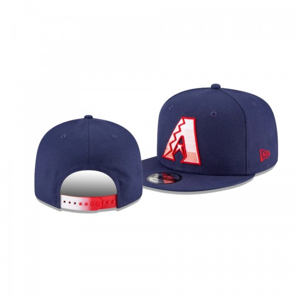 Men's Arizona Diamondbacks Americana Fade Navy Snapback Hat