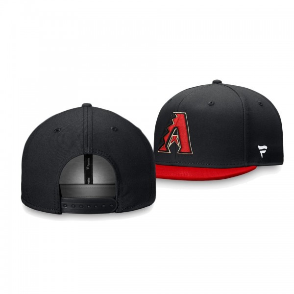Men's Diamondbacks Core Black Adjustable Snapback Hat