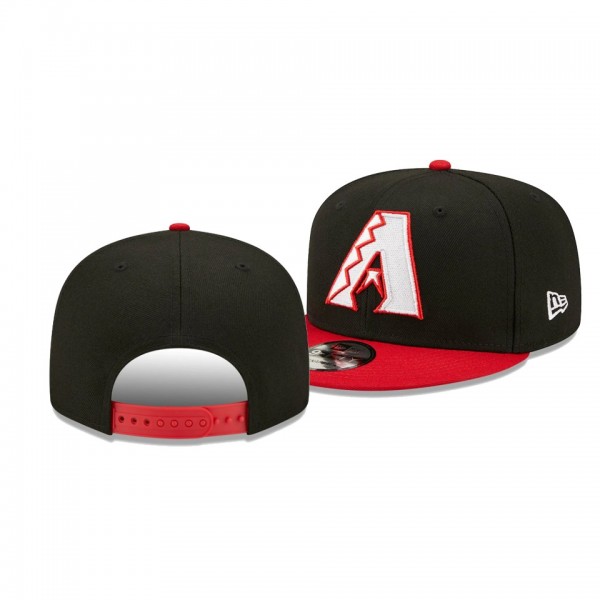 Arizona Diamondbacks Color Pack Black Scarlet 2-Tone 9FIFTY Snapback Hat