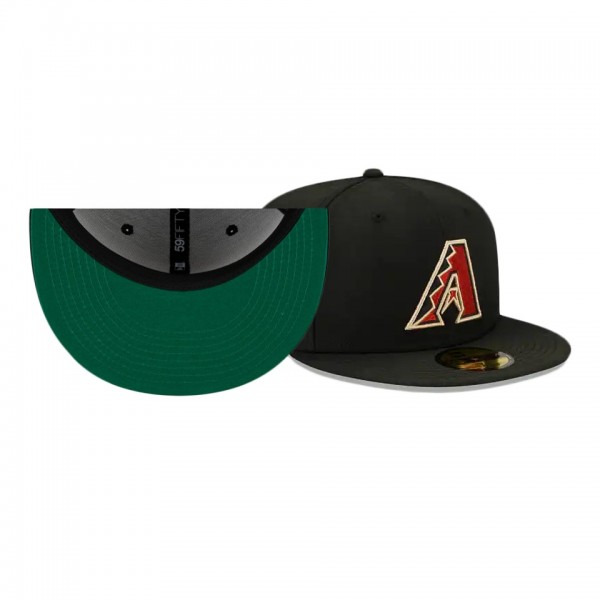 Arizona Diamondbacks Sun Fade Black 59FIFTY Fitted Hat
