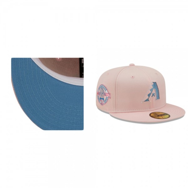 Arizona Diamondbacks 2001 World Series Pink Sky Undervisor 59FIFTY Hat