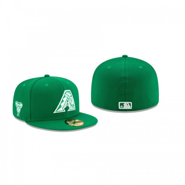 Men's Arizona Diamondbacks 2021 St. Patrick's Day Green 59FIFTY Fitted Hat