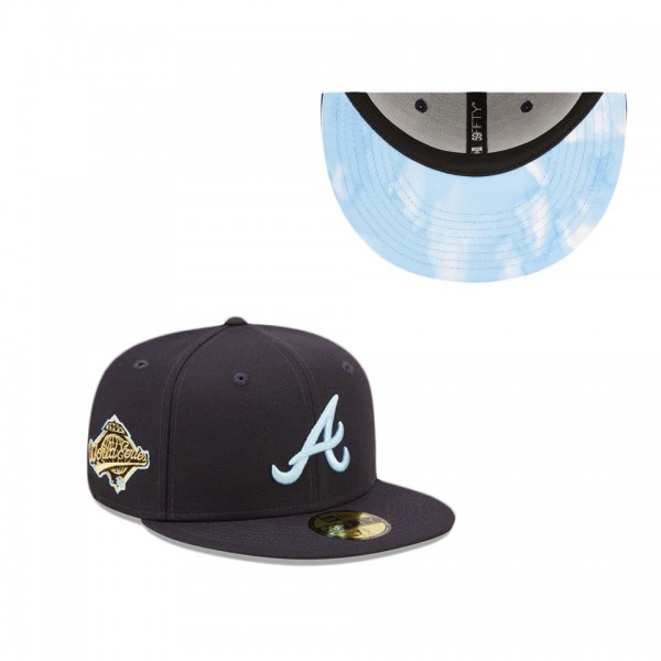 Atlanta Braves Clouds 59FIFTY Fitted Hat