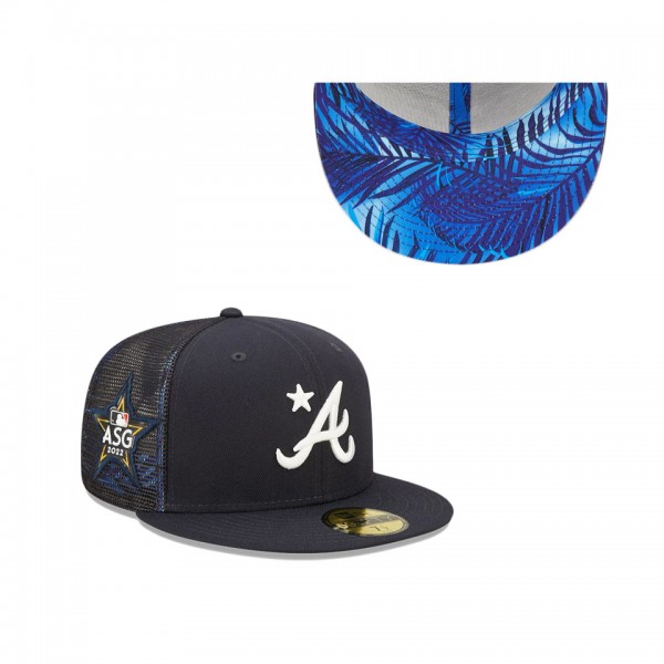 Atlanta Braves Navy 2022 MLB All-Star Game Workout 59FIFTY Fitted Hat