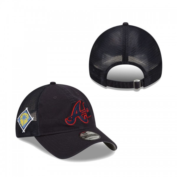 Atlanta Braves New Era 2022 Spring Training 9TWENTY Adjustable Hat Navy