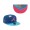 Men's Atlanta Braves New Era Blue Light Blue MLB X Big League Chew Big Rally Blue Raspberry Flavor Pack 59FIFTY Fitted Hat