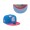 Men's Atlanta Braves New Era Blue Pink MLB X Big League Chew Curveball Cotton Candy Flavor Pack 59FIFTY Fitted Hat