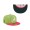 Men's Atlanta Braves New Era Pink Green MLB X Big League Chew Wild Pitch Watermelon Flavor Pack 59FIFTY Fitted Hat