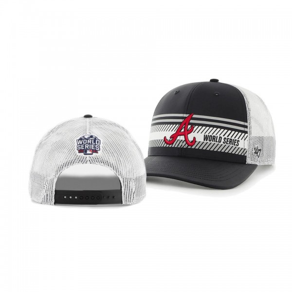 Men's Braves 2021 World Series Black Trucker Adjustable Hat