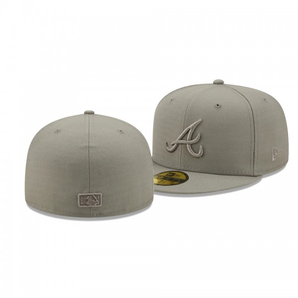 Atlanta Braves Color Pack Gray 59FIFTY Fitted Hat