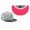 Atlanta Braves Pink Under Visor Gray 59FIFTY Fitted Hat