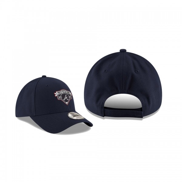Men's Atlanta Braves 2020 Postseason Navy Locker Room 9FORTY Adjustable Hat