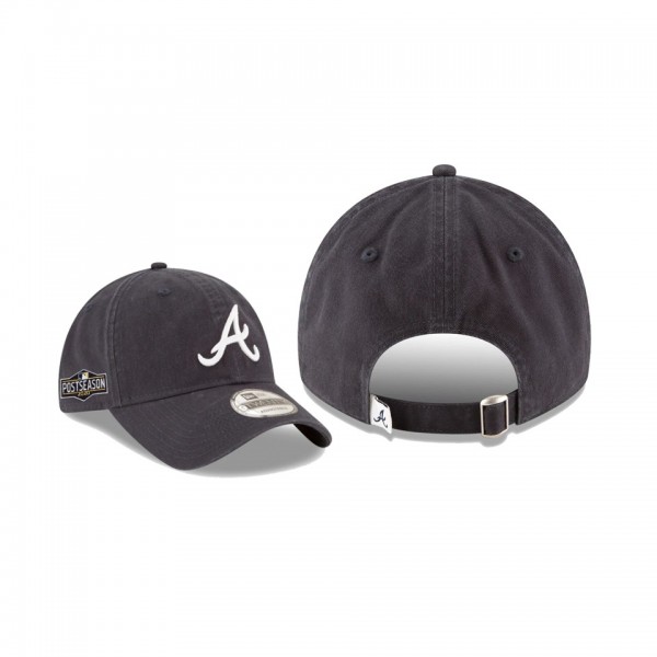 Men's Atlanta Braves 2020 Postseason Navy Side Patch 9TWENTY Adjustable Hat