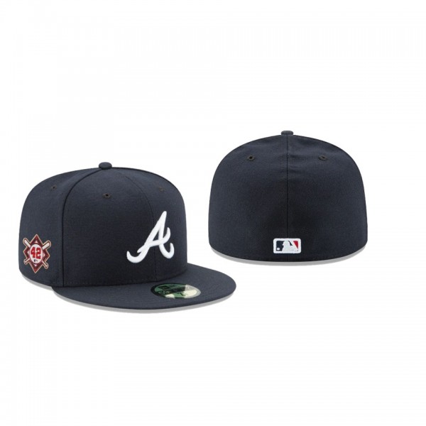 Men's Atlanta Braves Jackie Robinson Day Navy 59FIFTY Fitted Hat