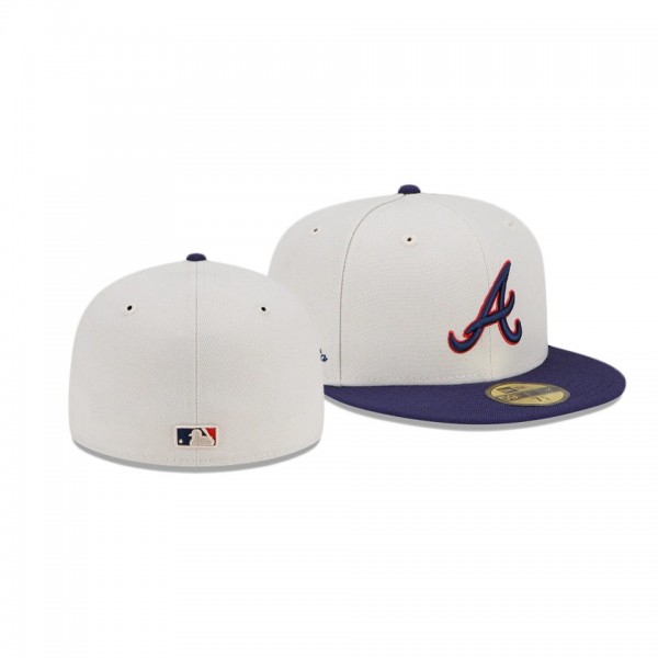Wish X Atlanta Braves Gray 59FIFTY Hat