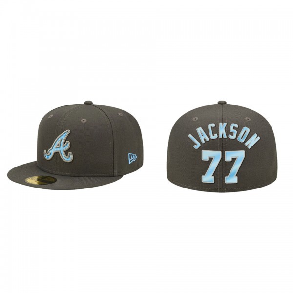 Luke Jackson Atlanta Braves 2022 Father's Day On-Field 59FIFTY Fitted Hat