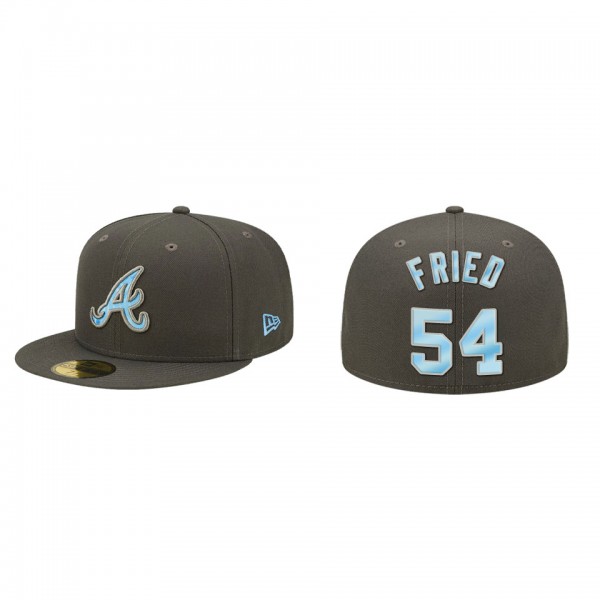 Max Fried Atlanta Braves 2022 Father's Day On-Field 59FIFTY Fitted Hat
