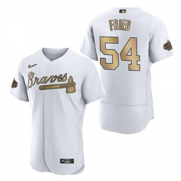 Max Fried Braves 2022 MLB All-Star Game Authentic White Jersey