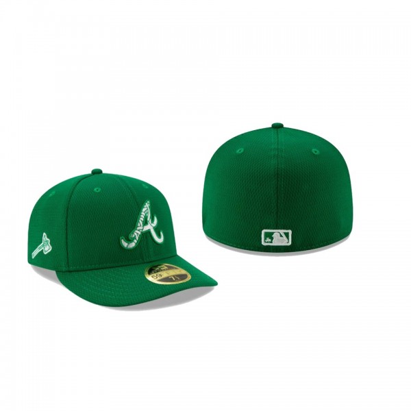 Men's Atlanta Braves 2021 St. Patrick's Day Green Low Profile 59FIFTY Fitted Hat