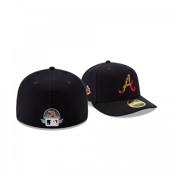 Braves 2020 Spring Training Navy Low Profile 59FIFTY Fitted New Era Hat