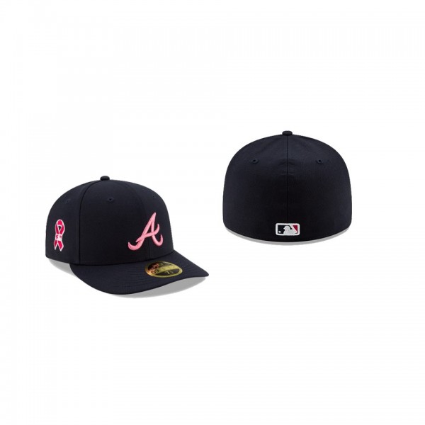 Men's Atlanta Braves 2021 Mothers Day Navy On-Field Low Profile 59FIFTY Fitted Hat