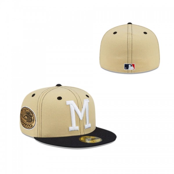 Milwaukee Braves Just Caps Drop 3 59FIFTY Fitted Hat
