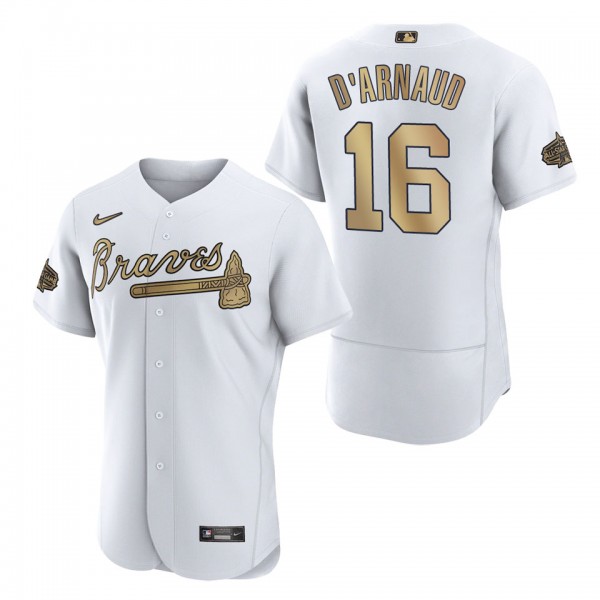 Travis D'Arnaud Braves 2022 MLB All-Star Game Authentic White Jersey