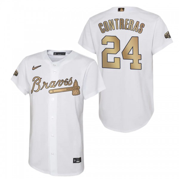 William Contreras Braves 2022 MLB All-Star Game Replica Youth White Jersey