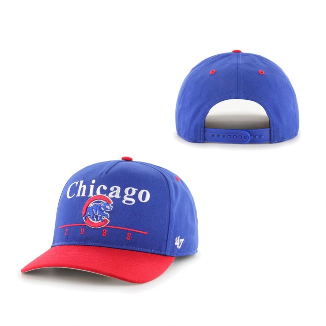 Chicago Cubs '47 Retro Super Hitch Snapback Hat Royal Red