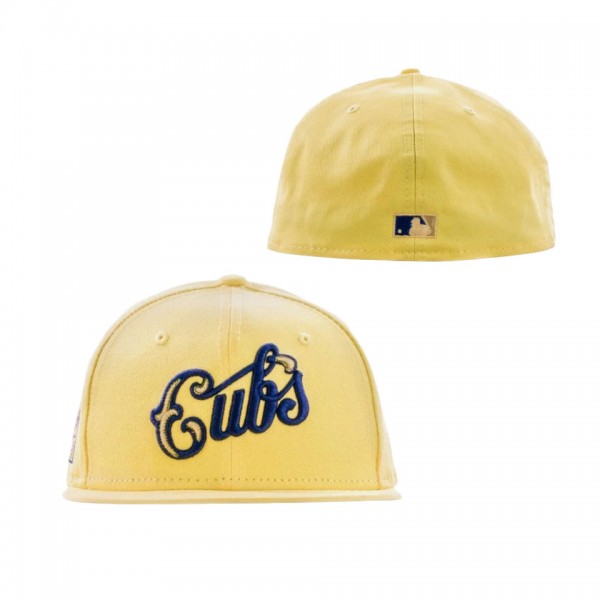 New Era X Shoe Palace Chicago Cubs Canary Yellows 59FIFTY Fitted Cap