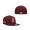 Chicago Cubs New Era Color Fam Lava Red Undervisor 59FIFTY Fitted Hat Maroon