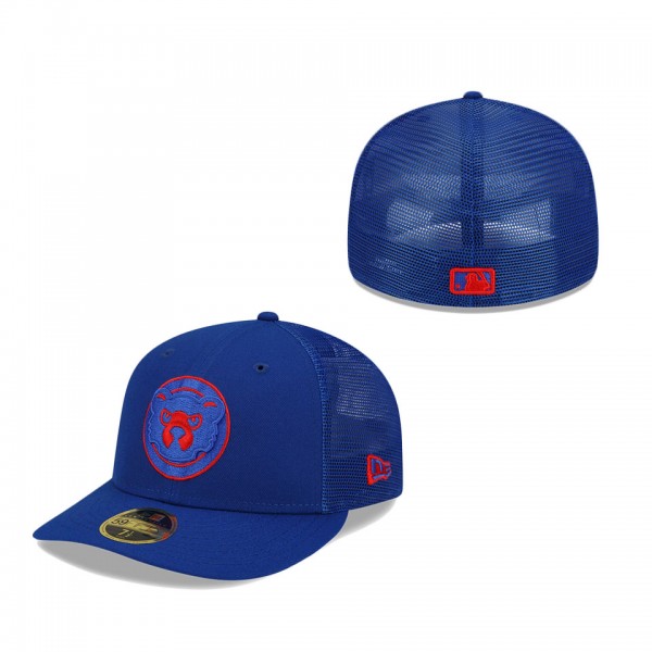 Chicago Cubs New Era 2022 Batting Practice Low Profile 59FIFTY Fitted Hat Royal