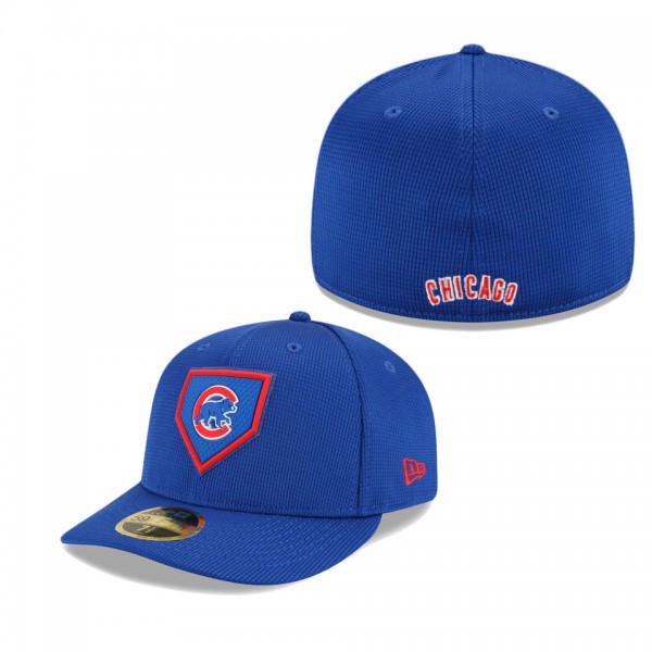 Chicago Cubs Royal Clubhouse Alternate Team Logo Low Profile Fitted Hat