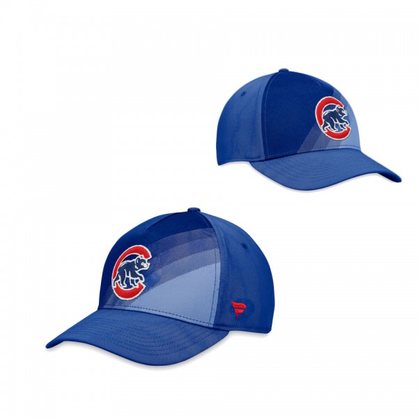 Men's Chicago Cubs Royal Iconic Gradient Flex Hat