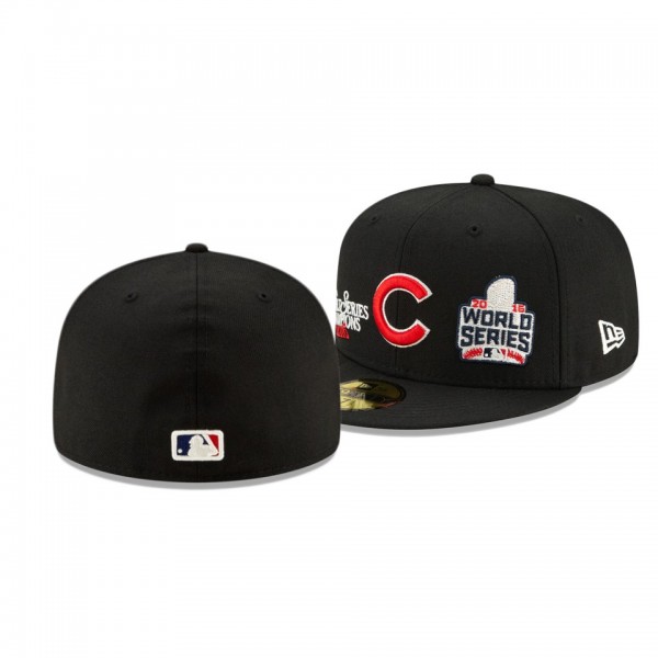 Chicago Cubs 2016 World Series Champions Black 59FIFTY Hat