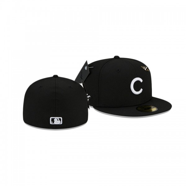 Men's Cubs Paper Planes Black 59FIFTY Fitted Hat