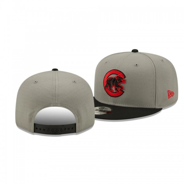 Chicago Cubs Color Pack 2-Tone Gray Black 9FIFTY Snapback Hat