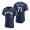 Men's Chicago Cubs Keegan Thompson Navy 2021 City Connect Authentic Jersey