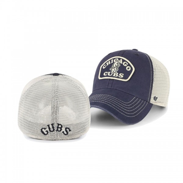 Men's Chicago Cubs Cooperstown Navy Fiske Closer Hat