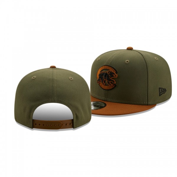 Chicago Cubs Color Pack 2-Tone Olive Brown 9FIFTY Snapback Hat