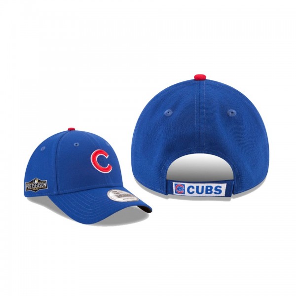Men's Chicago Cubs 2020 Postseason Royal Side Patch 9FORTY Adjustable Hat
