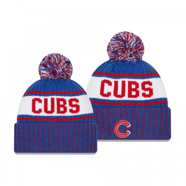 Chicago Cubs Marl Royal Cuffed Knit Hat