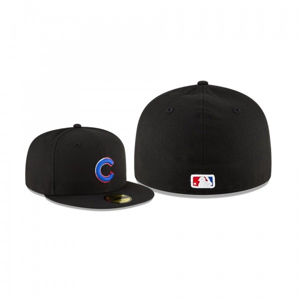 Men's Chicago Cubs Ombre Black 59FIFTY Fitted Hat