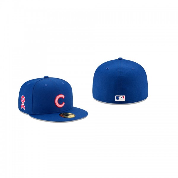 Men's Chicago Cubs 2021 Mothers Day Blue On-Field 59FIFTY Fitted Hat
