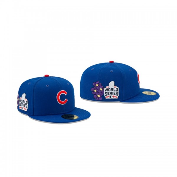 Men's Chicago Cubs State Flower Blue 59FIFTY Fitted Hat