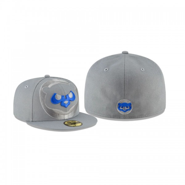 Men's Chicago Cubs Alternate Logo Elements Gray 59FIFTY Fitted Hat