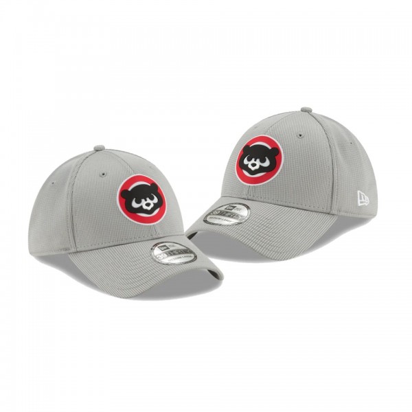 Men's Cubs Clubhouse Gray 39THIRTY Flex Hat