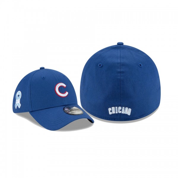 Men's Chicago Cubs 2021 Father's Day Royal 39THIRTY Flex Hat